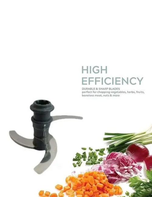 Manual Hand Press Vegetable Chopper with Stainless Steel Blades